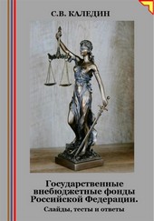 Обложка книги Государственные внебюджетные фонды Российской Федерации. Слайды, тесты и ответы